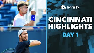 Paul Takes On Cobolli Khachanov Plays Cerundolo  Cincinnati 2024 Highlights Day 1 [upl. by Azmah]