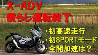 XADV 慣らし運転終了 [upl. by Ena]