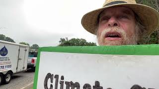 Man With Sign August 16 02024 [upl. by Dlorej753]