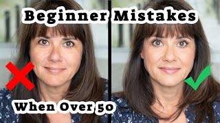 Beginner Makeup Mistakes Women over 50 Make How to Apply Makeup to Look Youthful and Put Together [upl. by Phia]