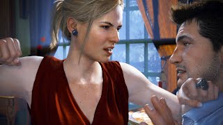 Uncharted 4 Elena Fights Nathan Mod [upl. by Asilanom514]