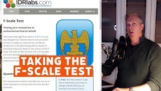 Am I a Fascist Taking the Controversial FScale Test podcast 46 [upl. by Seana]