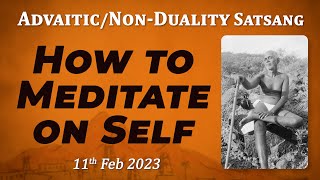 526 Bhagavan Ramana Satsang  How to Meditate on Self [upl. by Norel]