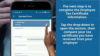 SARS Mobi App  How to Submit your Income Tax Return [upl. by Anyr647]