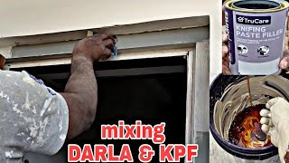 enamel door painting process  KPF amp DARLA POWDER MIXING  IN HINDI [upl. by Todhunter]