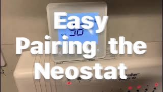 Pair in 30 seconds Heatmiser NeoStat [upl. by Eenal]