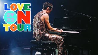 Harry Styles piano composition FINAL LOT SHOW 2023 HD CLEAR QUALITY [upl. by Noach]