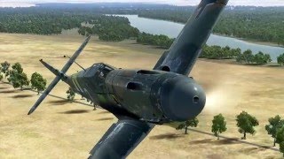 IL2Battle of Stalingrad Bf 109 G2 quick mission [upl. by Riatsila]