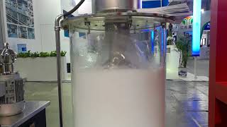 Mechanical defoamer which is excellent defoaming machine for tank or pod [upl. by Mcquillin]