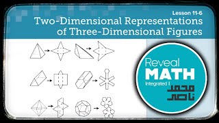 Reveal math integrated 1  L 116 Two Dimensional Representations of three Dimensional Figures [upl. by Veradis]