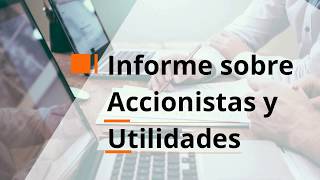 Informe de Accionistas y Utilidades F915 [upl. by Haymo]