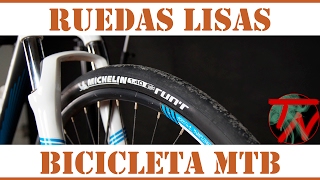 Cubiertas lisas asfalto en bicicleta de montaña mtb 🚴 [upl. by Quiteria69]