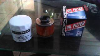 Walmart oil filter review super tech filter [upl. by Anairt634]