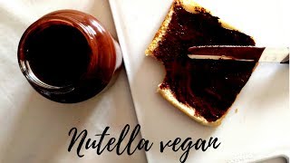 NUTELLA VEGAN FATTA IN CASA  SIMIL NOCCIOLATA RIGONI  SENZA LATTE VEGETALE [upl. by Ana]