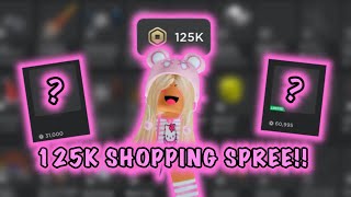 125K ROBUX SHOPPING SPREE  yunsmm2 [upl. by Amabelle836]