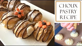 How to make Cream Puffs  Choux Pastry Recipe  Eclairs amp Profiteroles [upl. by Dympha95]