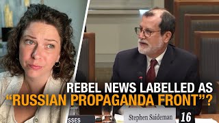 NDP asks NATO affiliate about defence mechanisms against independent media outlets like Rebel News [upl. by Koran]