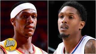 The Hawks trade Rajon Rondo to the Clippers for Lou Williams  The Jump [upl. by Aikem]