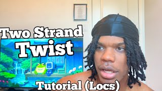 Easy Two Strand Twists and a Durag Tutorial too I guess [upl. by King656]