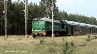 ST44949 quotGagarinem przez Bory Tucholskiequot 2009  Special train ST44949 through Bory Tucholskie [upl. by Lough357]