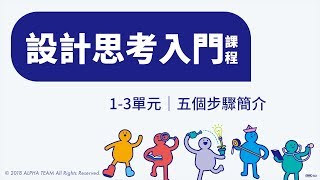 設計思考入門課程｜13五個步驟簡介 [upl. by Ilajna]