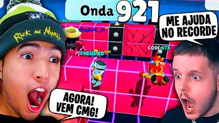 😱INVADI A LIVE DO KTX PRA BATER O RECORDE MUNDIAL DE ONDAS DO BLOCK DASH INFINITO 🔥 [upl. by Kinch]