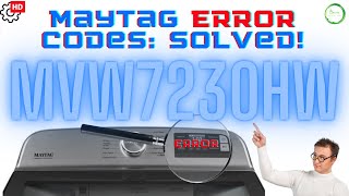 Maytag Washer Troubleshooting Guide Fix Errors amp Reset Your Machine Easily [upl. by Cuthbertson]