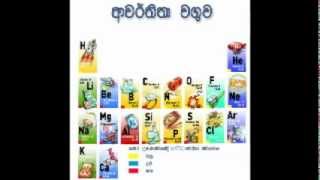 periodic table sinhala song ආවර්තිතා වගුව  IFSVND [upl. by Nnadroj]