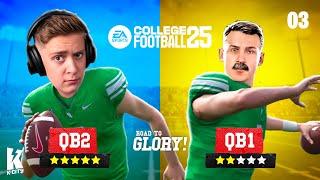 Beck in a Position Battle EA College Football 25 Road to Glory Part 3 [upl. by Recha]