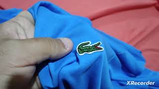 comprei a Camiseta Lacoste Sport Masculina Th156123 [upl. by Nylassej]