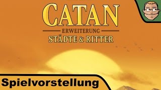 Catan Städte amp Ritter Erweiterung  Die Siedler von Catan  Spielvorstellung und Regeln [upl. by Evelc]