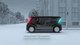 Design unveiled for connected steel autonomous vehicle for future sustainable urban mobility [upl. by Shaeffer]