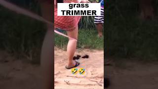 Grass TRIMMER 😬 [upl. by Nelav]