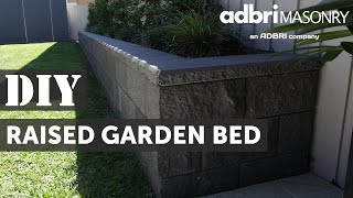 DIY Raised Garden Bed Howto Video  Versawall® Retaining Wall Blocks by Adbri Masonry [upl. by Eceeryt]