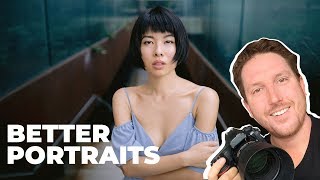 Portrait Photography Tips For Natural Light Portraits Sony A7Riii amp Canon RP [upl. by Suravaj884]