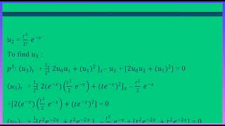 Solve nonlinear partial differential equation by Homotopy perturbation method VIm method [upl. by Benedicta464]