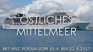 Kreuzfahrt östliches Mittelmeer mit MSC Poesia 2017  Anreise nach Venedig [upl. by Jarv]