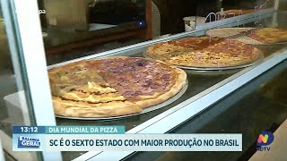 Dia Mundial da Pizza SC destacase como sexto produtor nacional [upl. by Gere958]