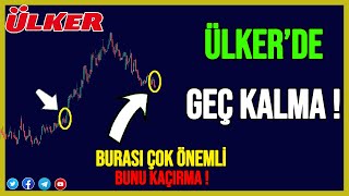 ÜLKERDE GEÇ KALMA   ULKER HİSSE ANALİZ  HEDEF FİYAT [upl. by Odnalro]