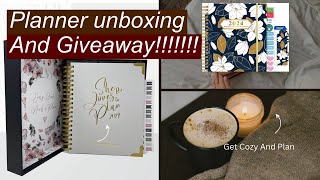 Planner Unboxing Plus A Giveaway planner planneplanned community organization [upl. by Jacklin]