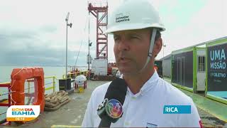 Construção da Ponte SalvadorItaparica Obra será concluída até 2029 diz CEO do consórcio [upl. by Ingles152]