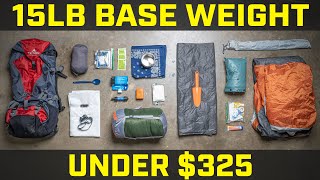 Budget Backpacking Gear for Beginners [upl. by Ennovahc]