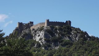 Château de Puilaurens Puilaurens Château Cathares Corbières Aude [upl. by Gnoy654]