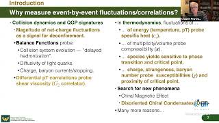 quotFluctuations of conserved quantities at ALICEquot by Prof Claude Pruneau Wayne State University [upl. by Adnohsirk222]