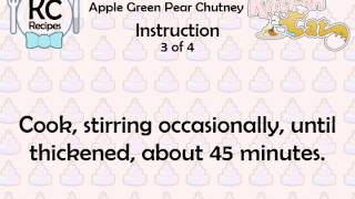 Apple Green Pear Chutney  Kitchen Cat [upl. by Ahtekahs]