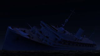 MV Wilhelm Gustloff Sinking Animation [upl. by Cassey302]