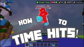 HOW TO TIME HITS tutorial [upl. by Hayilaa]