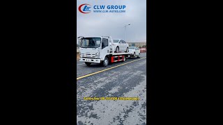 ISUZU Flatbed Road Wrecker Truck 4 Tons [upl. by Merlina379]