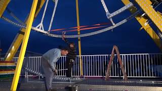 Test Running of Fairground Ferris Wheel Rides [upl. by Abraham]