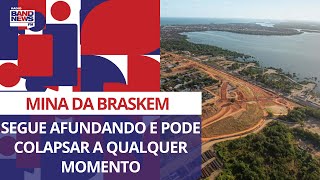 Mina da Braskem em Maceió segue afundando e pode colapsar a qualquer momento [upl. by Karlie115]